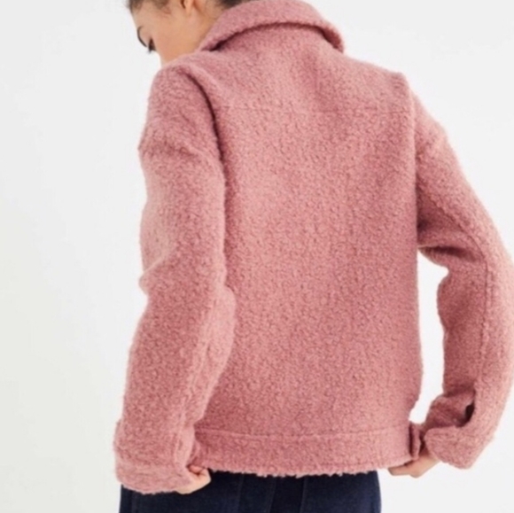 Urban Outfitters Pink Teddy Trucker Jacket - Picture 3 of 5